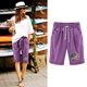 thumbnail image 3 of Pantalones Cortos Casuales para Mujer Día de la Independencia Impreso Elástico de la Cintura, Pantalones Cortos de Verano para Mujeres, 3 of 4