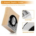 thumbnail image 5 of Yayeee Napkin Holder for Table Set of 2 Kitchen Paper Tissue Organization, Black Moon, 5 of 8