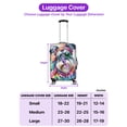 thumbnail image 5 of Hippie Schnauzer Portrait Watercolor Tie-Dye Vintage Styles Travel Luggage Cover Miniature Schnauzer Dog Lover Suitcase Dust Protective Decor - 00014, 5 of 5