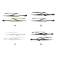 thumbnail image 2 of Baohd Cool Style Car Stickers Personalized And Protective Stylish Car Accessory Black and Grey 1Set, 2 of 4
