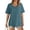 Navy, variant on Tops for Women's V-neck Loose Casual Fashion Short Sleeved Top Short Sleeved V-neck Top/shirt