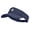 Navy, variant on Mario Shy Face Embroidered Pro Style Cotton Twill Washed Visor - Navy OSFM