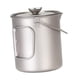 thumbnail image 4 of Hervidor de agua al aire libre Taza de café de titanio, olla de francesa de 25oz para barbacoa, mochilero al aire libre, pesca, 4 of 9