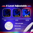 thumbnail image 4 of UPONRAY Rooster Neon Signs, 12.8"*14" Dimmable & USB-Powered LED Neon Light, Stylish Wall Decor for Bedroom, Party, Game Room, Man Cave, Bar, 4 of 11
