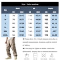 thumbnail image 4 of Lumtrix Men's Relaxed Fit Cargo Pants Baggy Straight Leg Casual Work Sweatpants with Pockets for Hiking Fishing Coffee S, 4 of 9