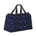 thumbnail image 2 of Balery Space Galaxy Bolsa de Gimnasio para Mujeres, Bolsa de Viaje con Bolsillo Húmedo, Bolsa de Fin de Semana para Mujeres, Bolsa de Viaje Resistente al Agua, 2 of 7