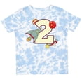 thumbnail image 3 of Inktastic 2nd Birthday Outer Space Theme Boys or Girls Toddler T-Shirt, 3 of 5