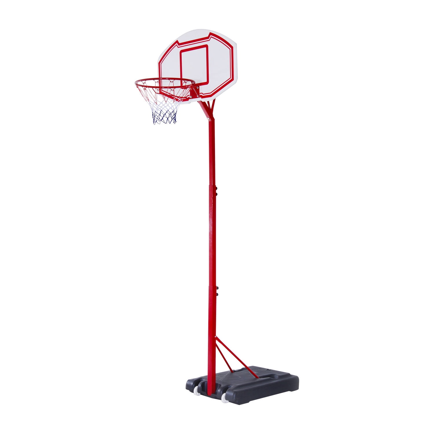 Soozier 9 Height Adjustable Portable Basketball Hoop Walmart