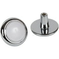thumbnail image 6 of Mainstays 1-1/4" (32mm) Classic Cabinet Knob, Chrome and White, 10 Pack, 6 of 7