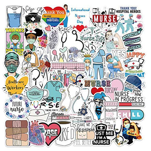 Laptop Stickers Nurse Stickers Decals Funny Stickers Waterproof Stickers Nurse Sticker Sarcastic Stickers Water Bottle Stickers