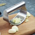 thumbnail image 3 of Professional Stainless Steel Manual Garlic Press, Garlic Crusher, Garlic Press Rocker Crusher, 3 of 5