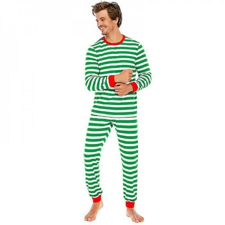 

BRAND BIG PROMOTION!Casual Home Wear Pajamas Christmas Striped Long-Sleeved Trousers Bottoming Holiday Parent-Child Wear