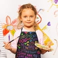 thumbnail image 3 of I Love My Dogs Art Kids Aprons for Girls and Boys,Adjustable Neck Strap Toddler Aprons for Kids Cooking Baking, 3 of 7