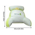 Cuhas Ice Silk Cute Reading Pillow, Reading Cushion For Sofa, Bed Chair