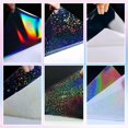 thumbnail image 3 of ACADOI 100 Hojas de Papel Calcoman&iacute;a Hologr&aacute;fico A4, Autoadhesivas, Pel&iacute;cula Laminada Fr&iacute;a Impermeable, 21 x 29.7 cm, Varios Dise&ntilde;os (100 Pcs), 3 of 8