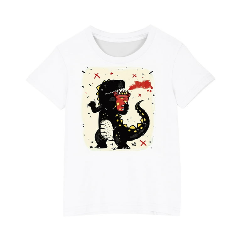 AUNVITO Wholesale Shirts for Kids Short Sleeve Graphic T-Shirt