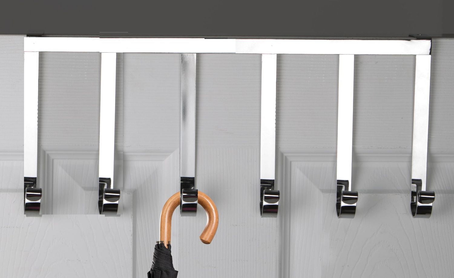 era Niagara Over the Door 6 Hook Chrome, 15.35in x 7in.
