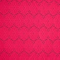 thumbnail image 3 of Zelouf Florence Daisy Knit Eyelet  , Sewing, DIY, Crafts Fabric by the Yard, Luminous Pink, 5 Yard, 3 of 3