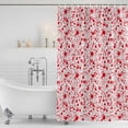 thumbnail image 3 of Halloween Shower Curtain, Waterproof Shower Curtains for Bathroom, Scary Red Blood Drop Splash Dots Washable Fabric Bathtub Curtain Set Bath Decor with 12 Hooks 72"x78", 3 of 8