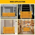 thumbnail image 6 of 13-Foot Extendable Mobile Safety Sign/Barrier with Locking Straps, Commercial Foldable Traffic Barricade Fence, Plastic Barricade for Construction, Traffic Control, Driveway Gate, 6 of 6