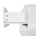 thumbnail image 4 of Coffee Table, High-Gloss White, Side Tables, Coffee Tables with Glass and LED Effect, 4 of 15