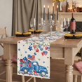 thumbnail image 2 of Table Runners 70 Inches Long Dress Scarves, Independence Day Farmhouse Coffee/Dining/Kitchen Table Decor, Holiday Table Runner, Farmhouse American Flag Truck Star Burlap 13x70 Inch, 2 of 9