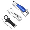 thumbnail image 4 of Electric Rivets Tool Rivets Nut Tool Drill Adapter Cordless Riveting Tool Conversion Connector Insert Nut, 4 of 6