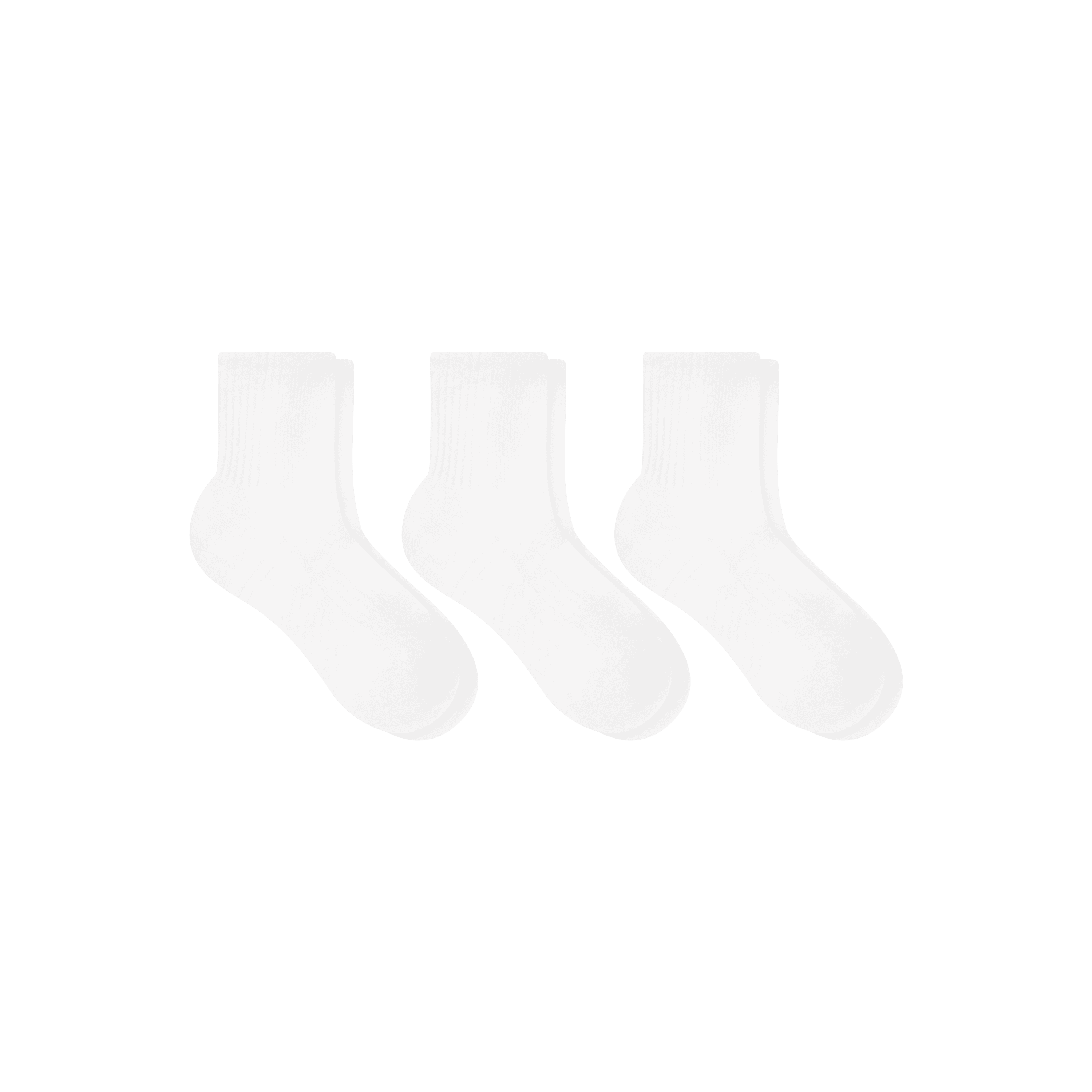 Hanes Womens Mid Crew Socks, 3 Pairs, Moves Impact Zone Athletic Socks for Women