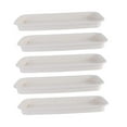 thumbnail image 3 of Almencla 5 Pieces Plant Saucers Rectangular Plant Trays for Windowsill Yard Courtyard White, 3 of 7