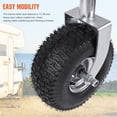 thumbnail image 4 of golytefs Beach Boat Trailer Jack 13.38in Trailer Jack Wheel Heavy-duty Bolt-fixed Swivel Tongue Jacks 2000 Lbs Capacity 11in Vertical Load (Silver), 4 of 7