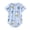 Dark Blue, variant on Baby Girls Boys Bubble Romper T Bodysuit Short Sleeve for 0-24 Months (Light Green, 3-6 Months)