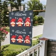 thumbnail image 5 of Wukai Three Cute Christmas Gnomes Garden Flags Double Sided Welcome Garden Yard House Flags Outside Outdoor House (Only Flag), 5 of 8