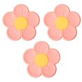 thumbnail image 1 of 3 piezas de estera aislante de silicona resistente a altas temperaturas de calidad alimentaria, posavasos de silicona con flores de dos colores, 1 of 5