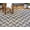 Black/Grey, variant on Nicole Miller New York Patio Country Calla Contemporary Herringbone Indoor/Outdoor Area Rug, Black/Grey, 7'9"x10'2"