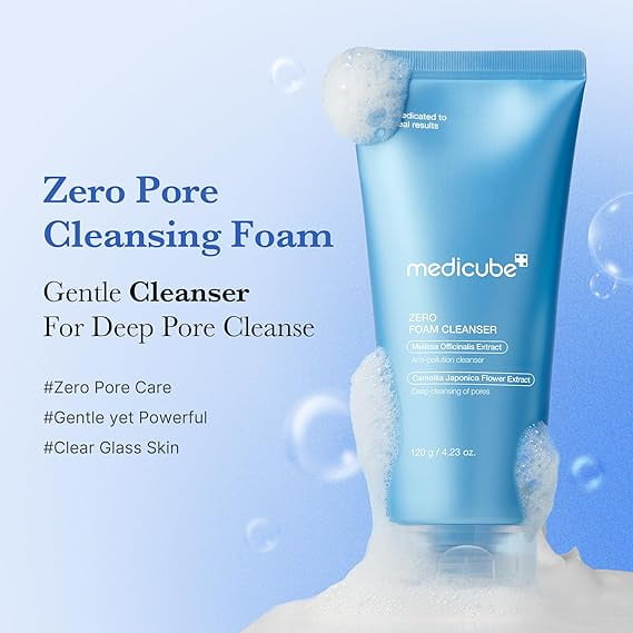 ボディ・フェイスケア Dr.CUBE Medicube, Zero Foam Cleanser, 4.23 oz, Skin, Sensitive - Walmart.com
