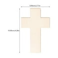 thumbnail image 6 of Zoyueyie 20pcs Unfinished Cross Cutouts Blank Wood Cutouts Unfinished Cross Shaped Wooden Pieces, 6 of 10