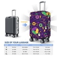 thumbnail image 6 of Kdxio Mardi Gras and Donuts Pattern Luggage Cover for Travel,Elastic and Durable,Fits 18-32 Inch,Anti-Scratch Suitcase Protector, 6 of 9