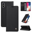 thumbnail image 4 of Funda para iPhone XS MAX Estuche de Cuero PU Tipo Cartera con Ranuras para Tarjetas y Cierre Magnético, 4 of 5