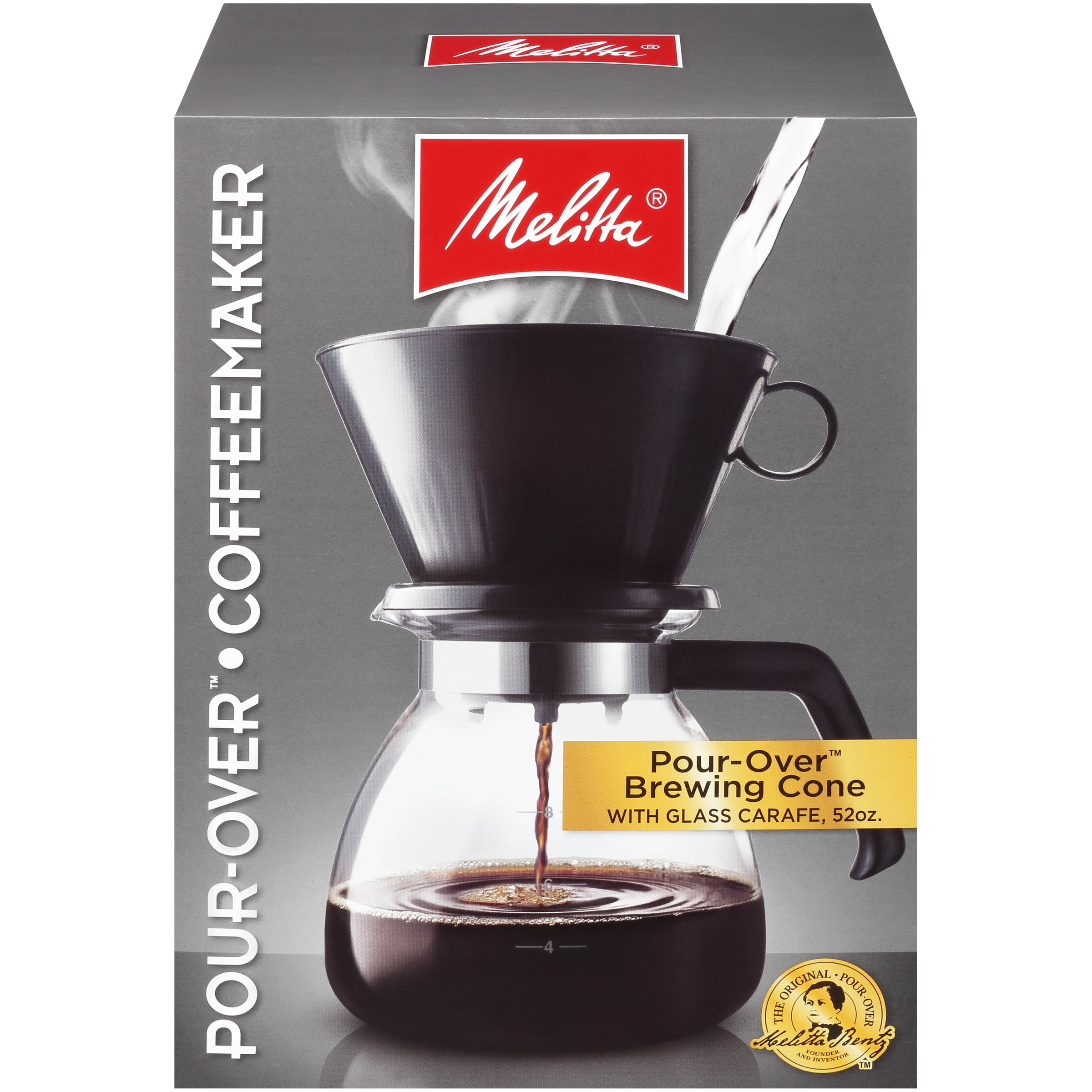 Melitta Black 10 Cup Cone Coffee Maker