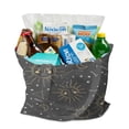 thumbnail image 3 of Cosmic Gothic Canvas Tote Bag with Celestial Star Print, Durable Eco-Friendly Reusable Shopping Tote for Women, Lightweight Foldable Handbag for Commuting, 3 of 7
