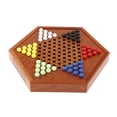 thumbnail image 1 of Damas Chinas Con 60 Piezas De Canicas De 6 Colores Juego De Mesa Mármol Acrílico Sunnimix juego de damas chinas, 1 of 8