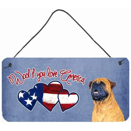 Woof if you love America Mastiff Wall or Door Hanging Prints SS5031DS612