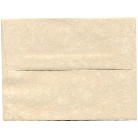 JAM Paper A2 Envelopes, 4 3/8 x 5 3/4, Natural Parchment, 1000/Carton