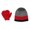 Red, variant on Grand Sierra Kids' 2-4 Striped 2-Piece Winter Beanie and Mitten Set