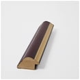 thumbnail image 6 of ArtToFrames 5x5 Inch Mahogany and Gold Slope Frame Picture Frame, This Brown MDF Poster Frame is Great for Your Art or Photos, Comes with Regular Glass (4447), 6 of 8