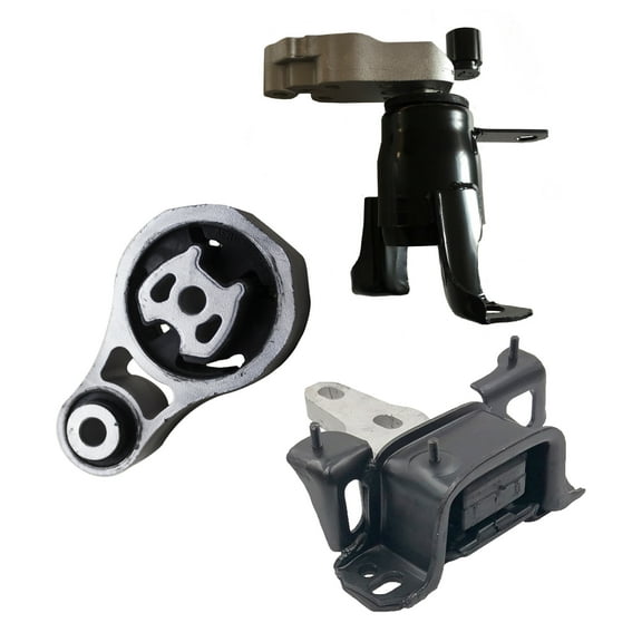 CF Advance Compatible with 11-16 Ford Fiesta 1.6L Engine Motor and Automatic Transmission Mount Set of 3PCS A5566(5566W) A5746 A5515 2011 2012 2013 2014 2015 2016