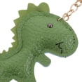thumbnail image 3 of OUNONA Dinosaur Keychain Green PU Cute Animal Key 1 Pack Car Keys Accessory for Purses and Bags, 3 of 7