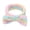 E, variant on Coral Fleece Spa Headbands for Women Elastic Knot Hairband Stocking Stuffers Bow Makeup Shower Headbands 1 PC Multicolor One Size