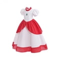 thumbnail image 4 of Vestido De Princesa De Lujo Rosa Blanco Para Niños , Disfraz De SUPER MARIO Peach Halloween , Regalo De Navidad Cumpleaños , Fiesta , Bola, 4 of 4