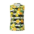 thumbnail image 6 of Lsque Orange and Lemon Print Men's Cotton Blend Sleeveless Muscle Shirts (S-3XL)- Moisture Wicking, Odor Protection, UPF 30+,Small, 6 of 8